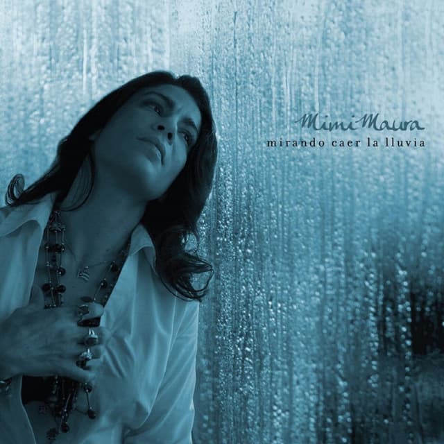 Album cover art for Mirando caer la lluvia