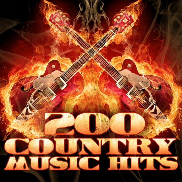 Album cover art for 200 Country Music Hits