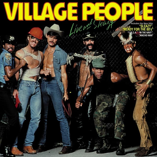 Album cover art for Live and Sleazy