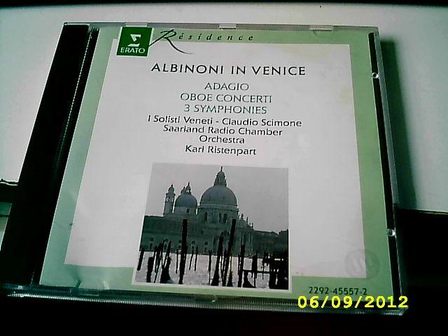 Album cover art for Albinoni In Venice