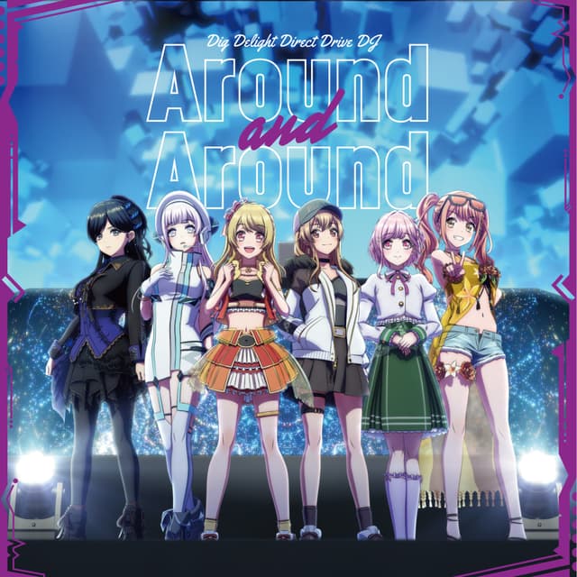 Album cover art for Around and Around