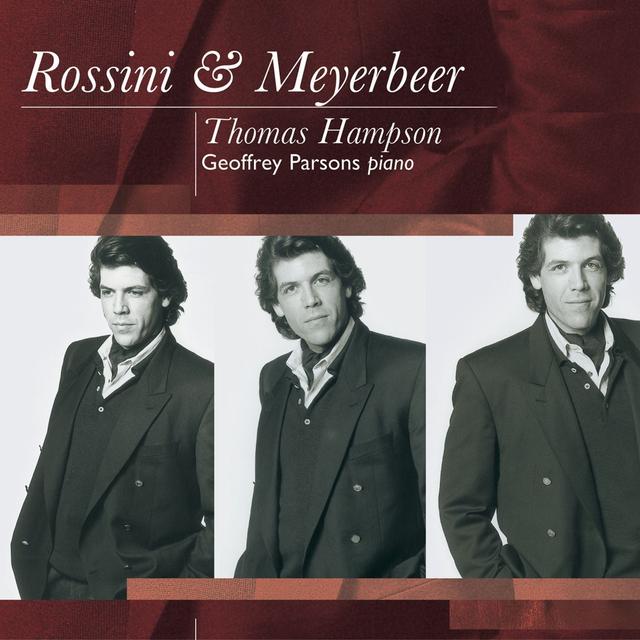 Album cover art for Rossini & Meyerbeer Songs