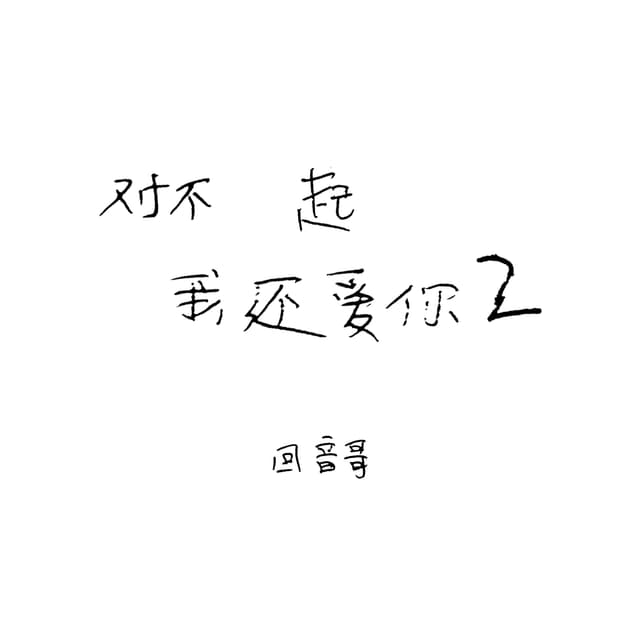 Album cover art for 对不起我还爱你2