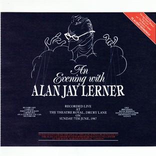 Album cover art for An Evening With Alan Jay Lerner