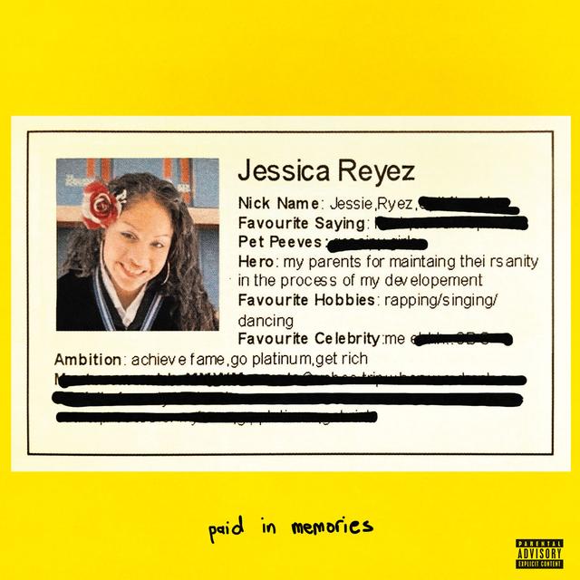 Album cover art for PAID IN MEMORIES