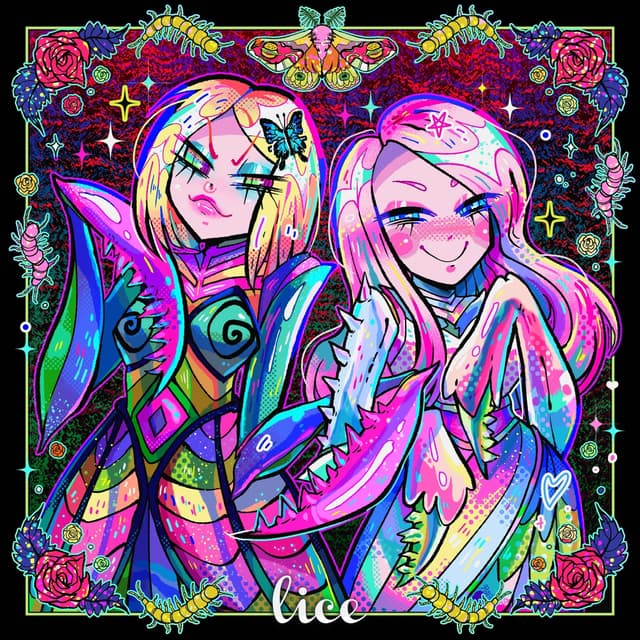 Album cover art for Lice