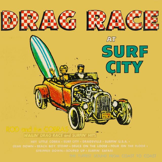 Album cover art for Drag Race At Surf City