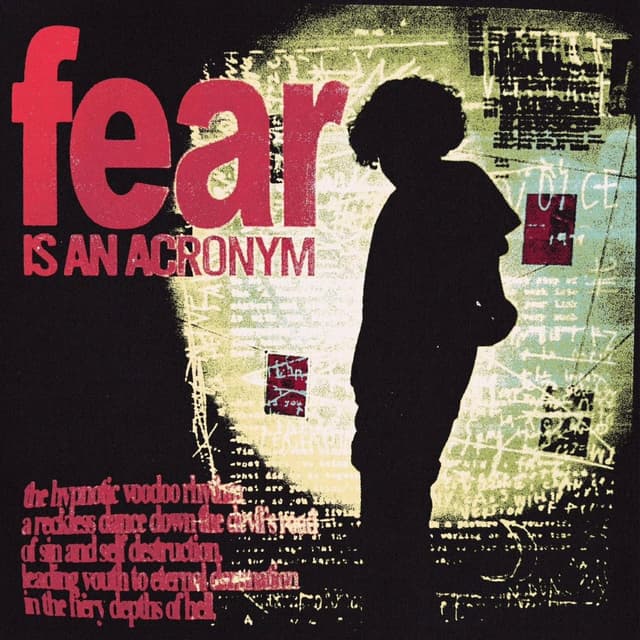 Album cover art for fear is an acronym