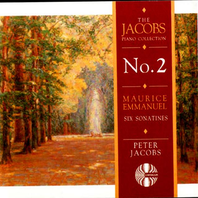 Album cover art for Maurice Emmanuel: Six Sonatines