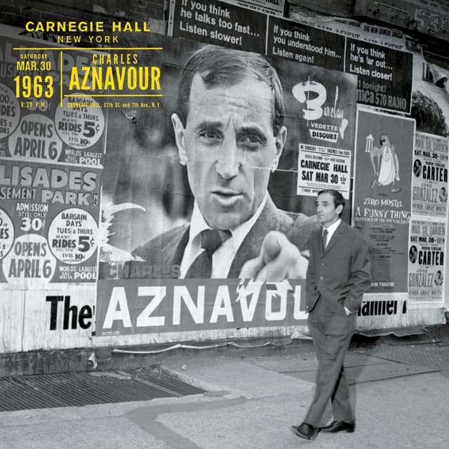 Album cover art for Live au Carnegie Hall New York 1963