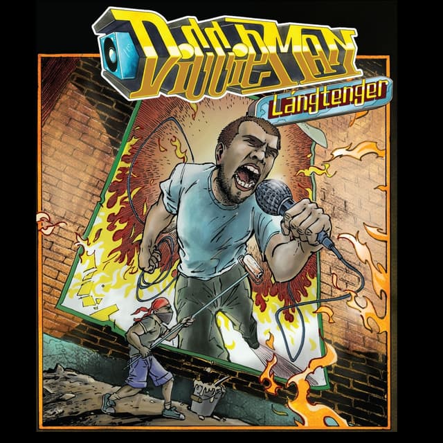 Album cover art for Lángtenger