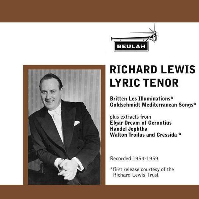 Album cover art for Richard Lewis Lyric Tenor
