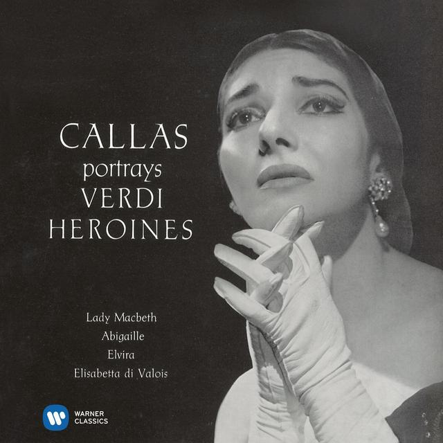 Album cover art for Callas Portrays Verdi Heroines