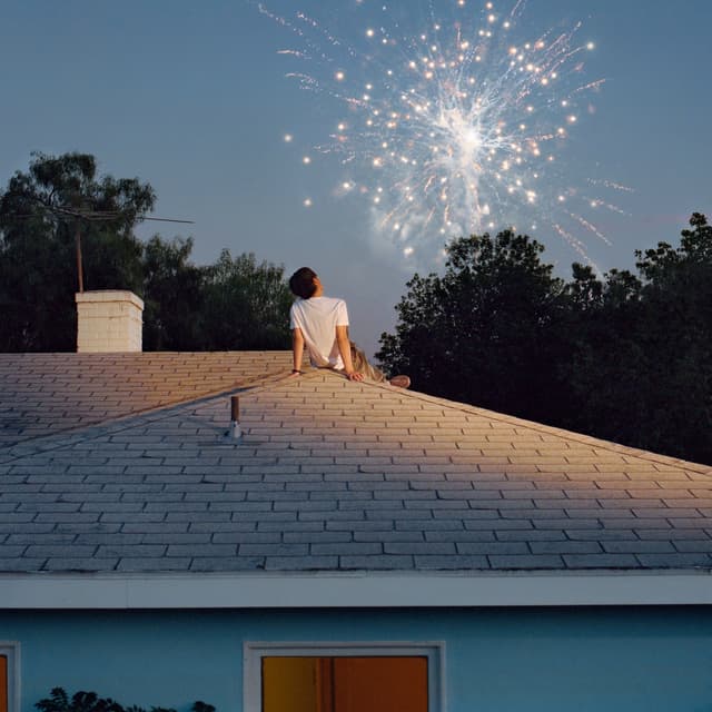 Album cover art for When the lights turn on