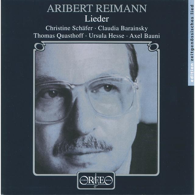 Album cover art for Reimann: Lieder