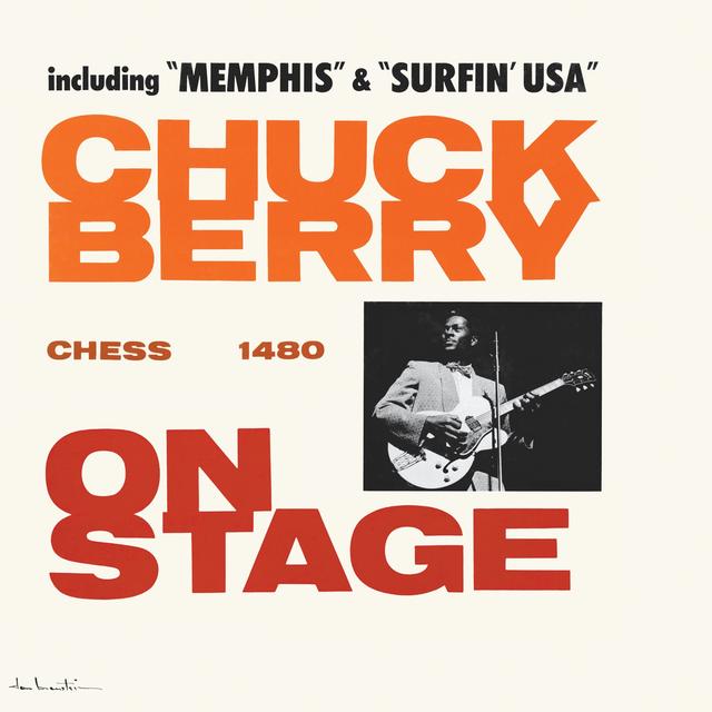 Album cover art for Chuck Berry On Stage