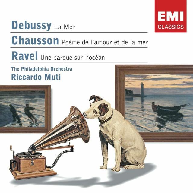 Album cover art for Debussy: La Mer - Chausson : Poème - Ravel : Une Barque Sur l'Océan