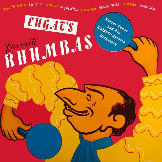 Album cover art for Cugat's Favorite Rhumbas
