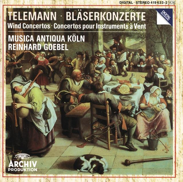 Album cover art for Telemann: Bläserkonzerte