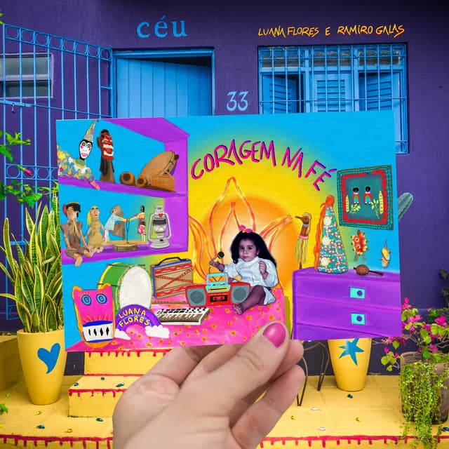 Album cover art for Coragem na fé