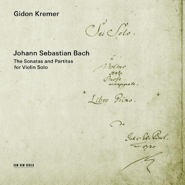 Album cover art for Bach: The Sonatas and Partitas for Violin Solo