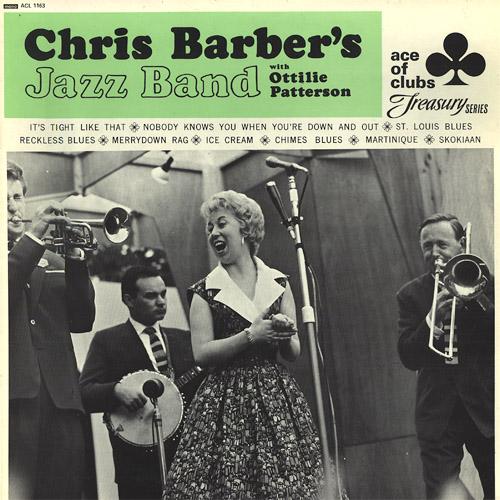 Album cover art for Chris Barber's Jazz Band with Ottilie Patterson