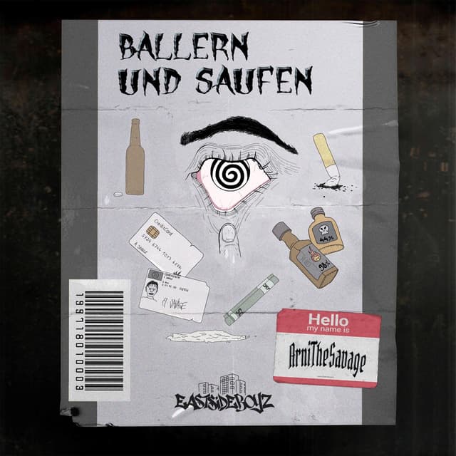 Album cover art for Ballern und Saufen