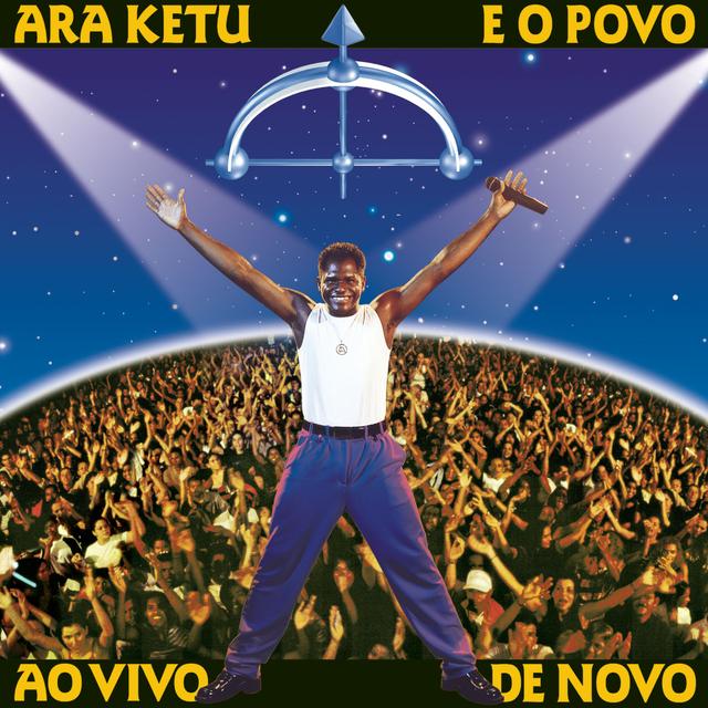 Album cover art for E o Povo Ao Vivo de Novo