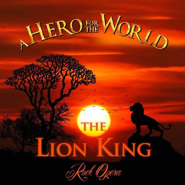 Album cover art for The Lion King Rock Opera
