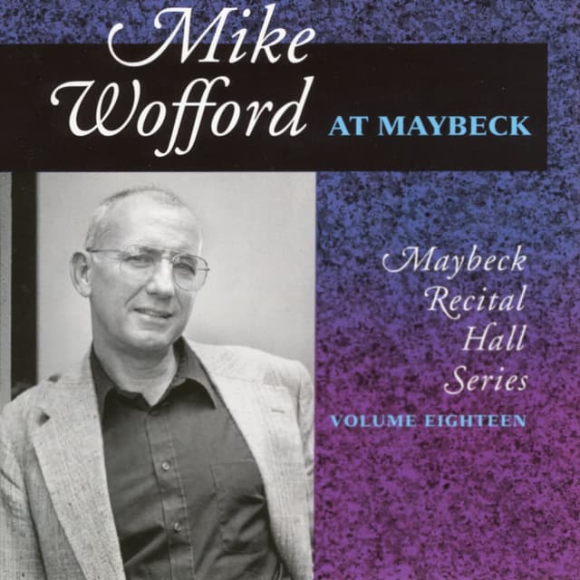 Album cover art for Maybeck Recital Hall Series, Volume Eighteen