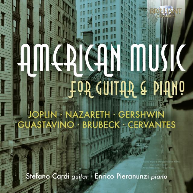 Album cover art for American Music for Guitar & Piano