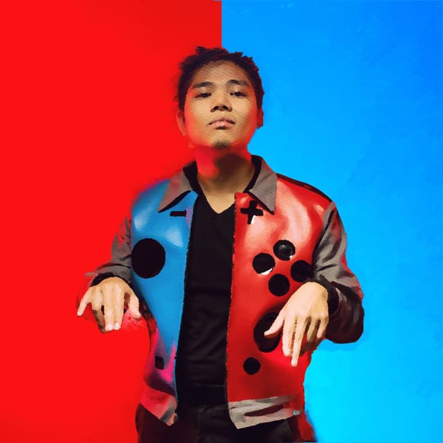Album cover art for Neon Red & Blue (Duology)