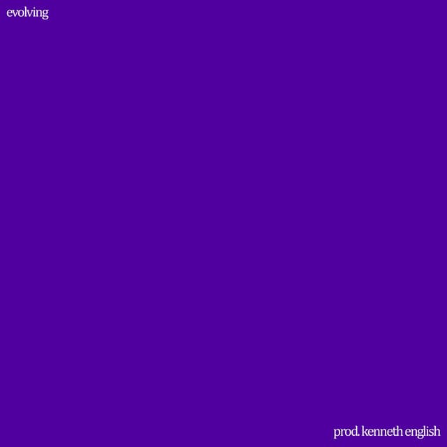Album cover art for EVOLVING