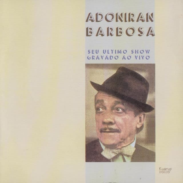 Album cover art for Adoniran Barbosa Ao Vivo