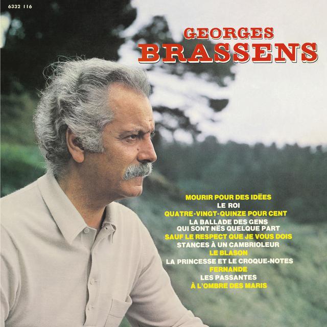 Album cover art for Georges Brassens