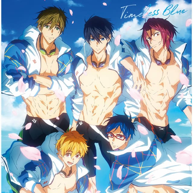 Album cover art for Free! STYLE FIVE BEST ALBUM: Timeless Blue