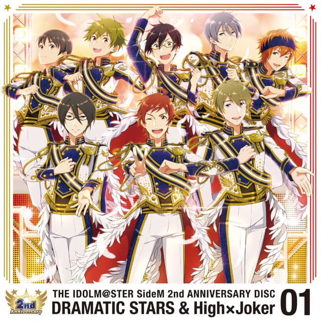 Album cover art for THE IDOLM@STER SideM 2nd ANNIVERSARY 01