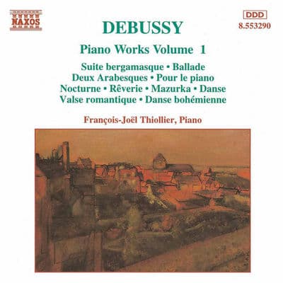 Album cover art for Debussy: Piano Works, Vol. 1