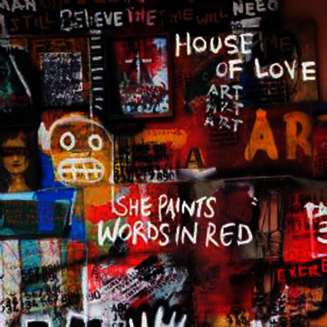 Album cover art for She Paints Words In Red