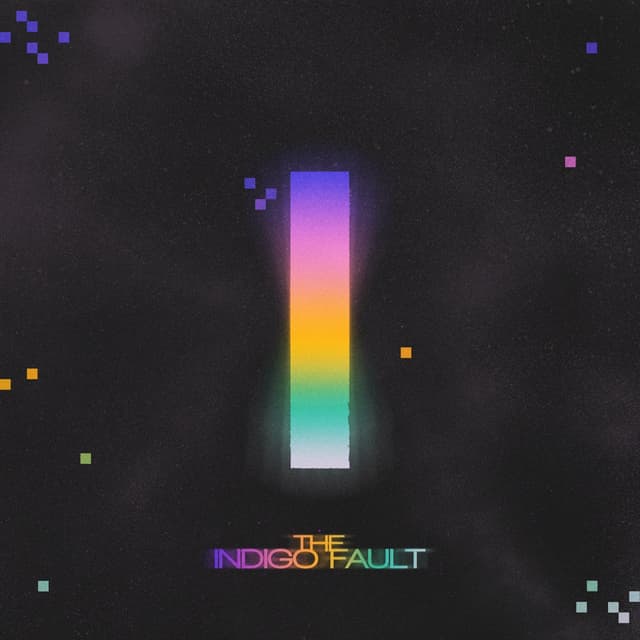 Album cover art for THE INDIGO FAULT