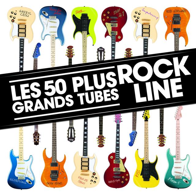 Album cover art for Les 50 Plus Grands Tubes Rock Line