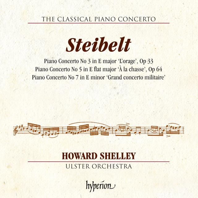 Album cover art for Steibelt: Piano Concertos Nos. 3, 5 & 7