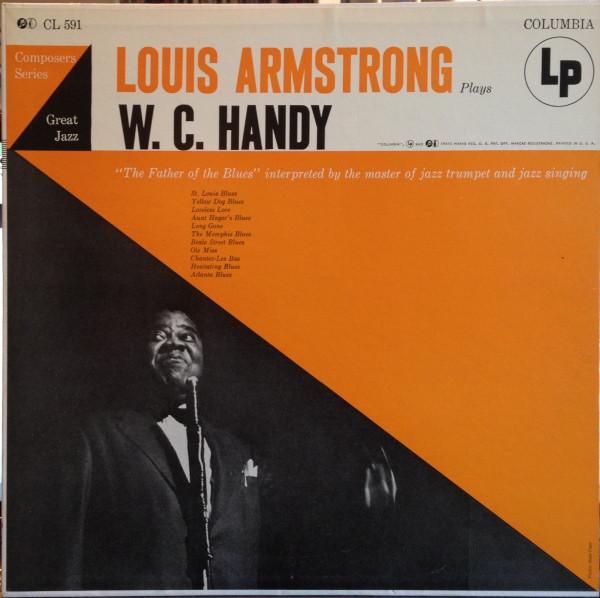 Album cover art for Louis Armstrong Plays W.C. Handy