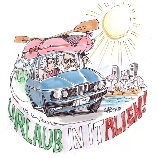 Album cover art for Urlaub in Italien