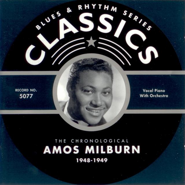 Album cover art for The Chronological Amos Milburn 1948-1949