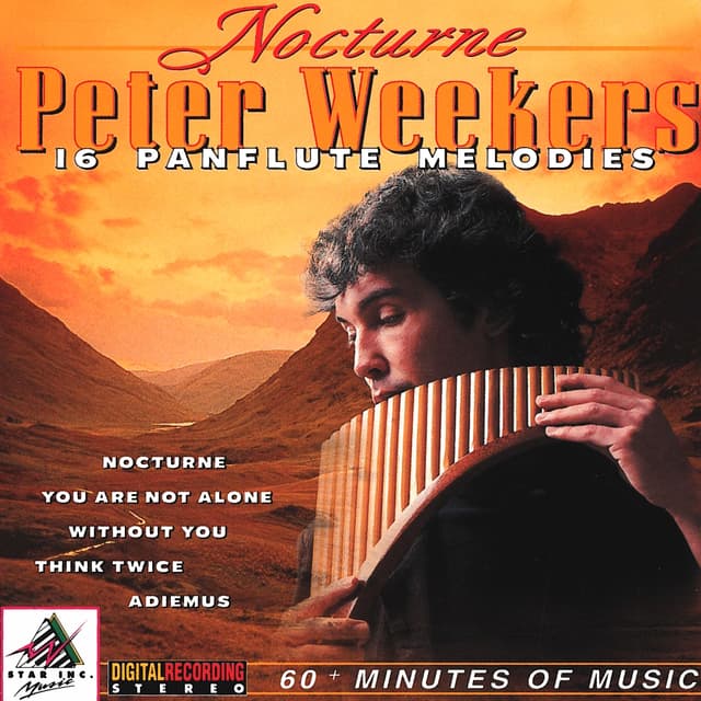 Album cover art for Nocturne: 16 Panflute Melodies