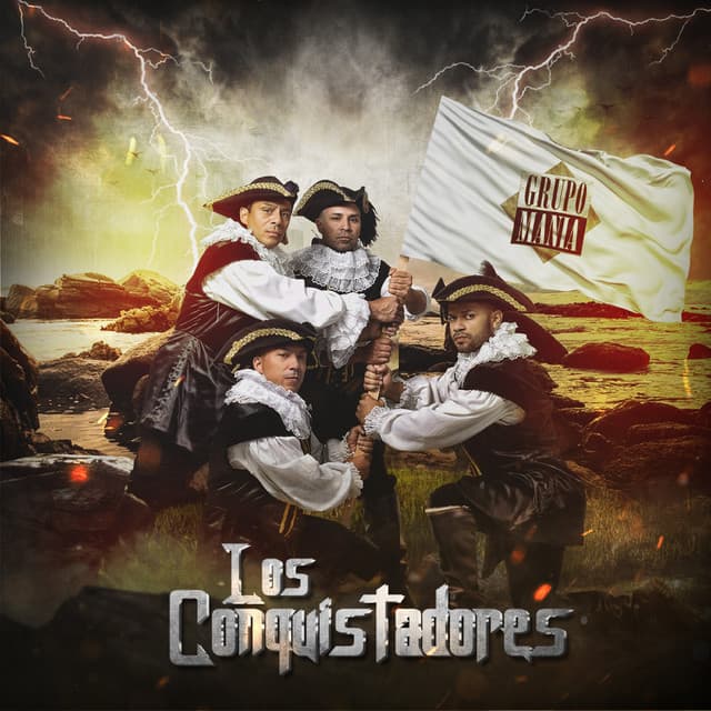 Album cover art for Los Conquistadores (25 Aniversario)
