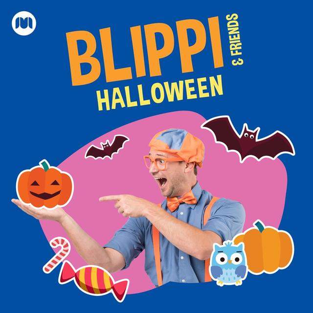 Album cover art for Blippi & Friends Halloween
