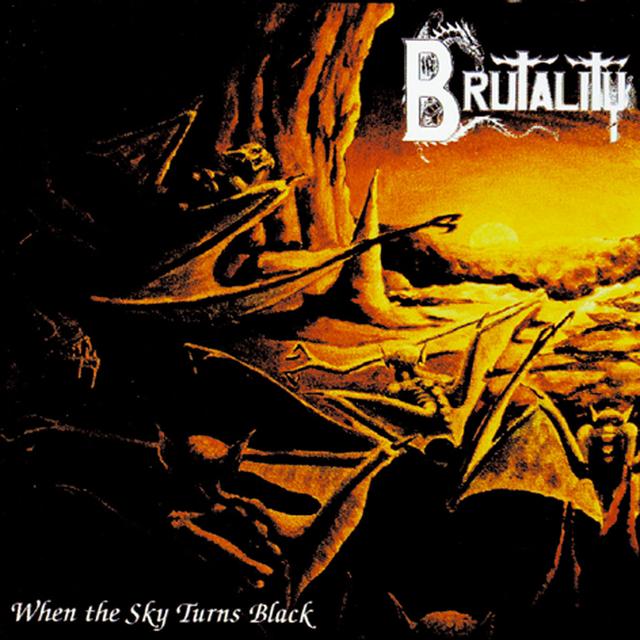 Album cover art for When The Sky Turns Black