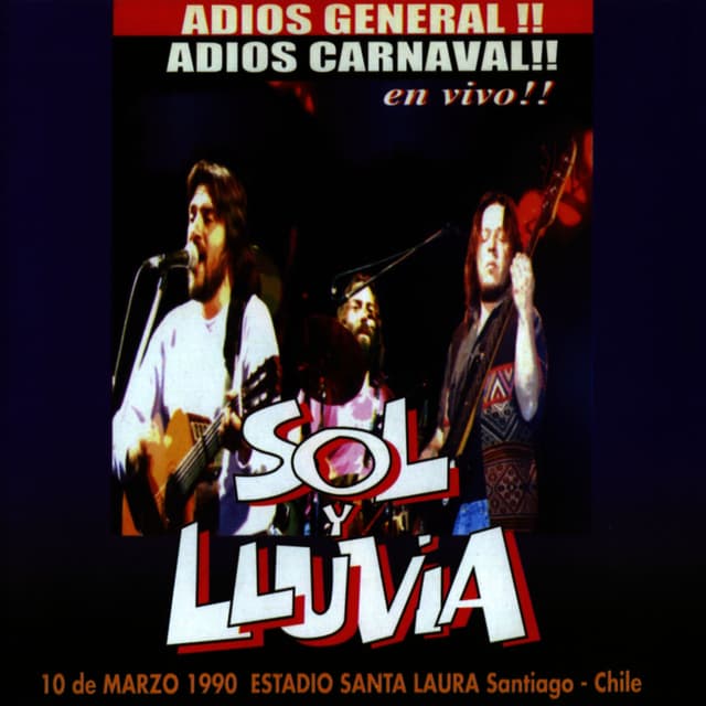 Album cover art for Adiós general! Adiós carnaval!